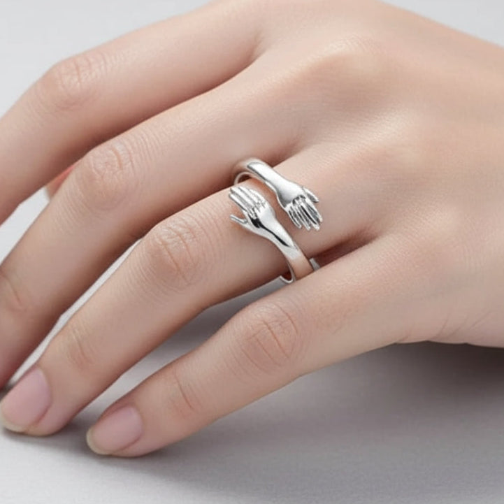 Katrīna | Sudraba apskāviena gredzens