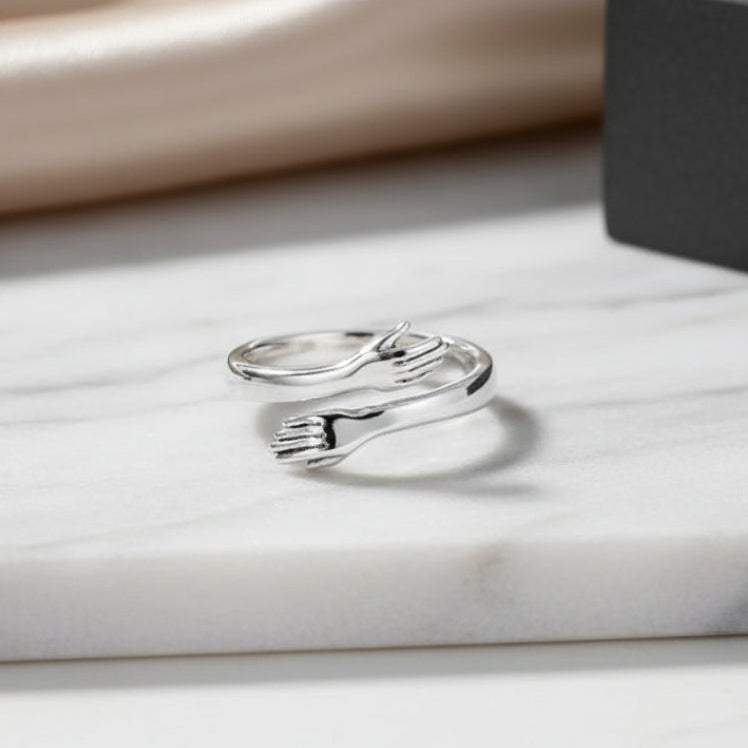 Katrīna | Sudraba apskāviena gredzens